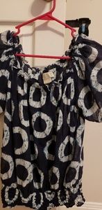 Michael Kors Off Shoulder Top Blouse  S/P small